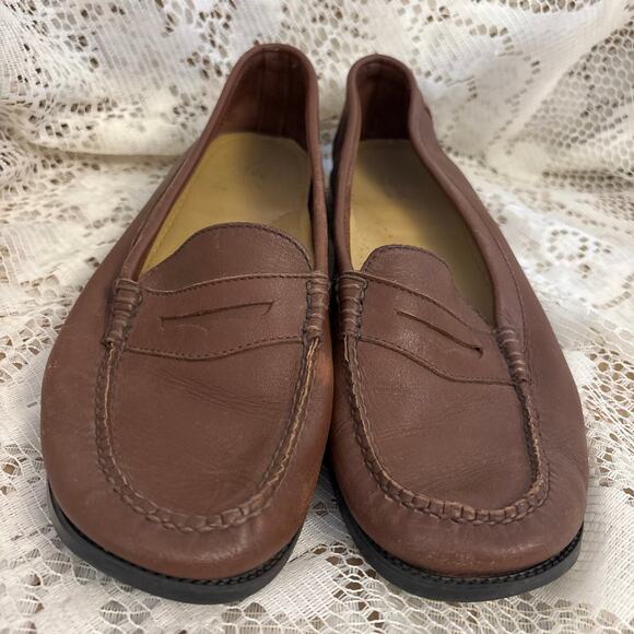 G.H. Bass & Co. Shoes - G.H. Bass Weejuns Women's US 11 M Dark Brown Leather Loafers Shoes